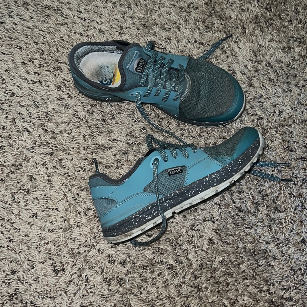 Gently used Lems hiking shoes. Worn 3 times, selling because they are too snug.